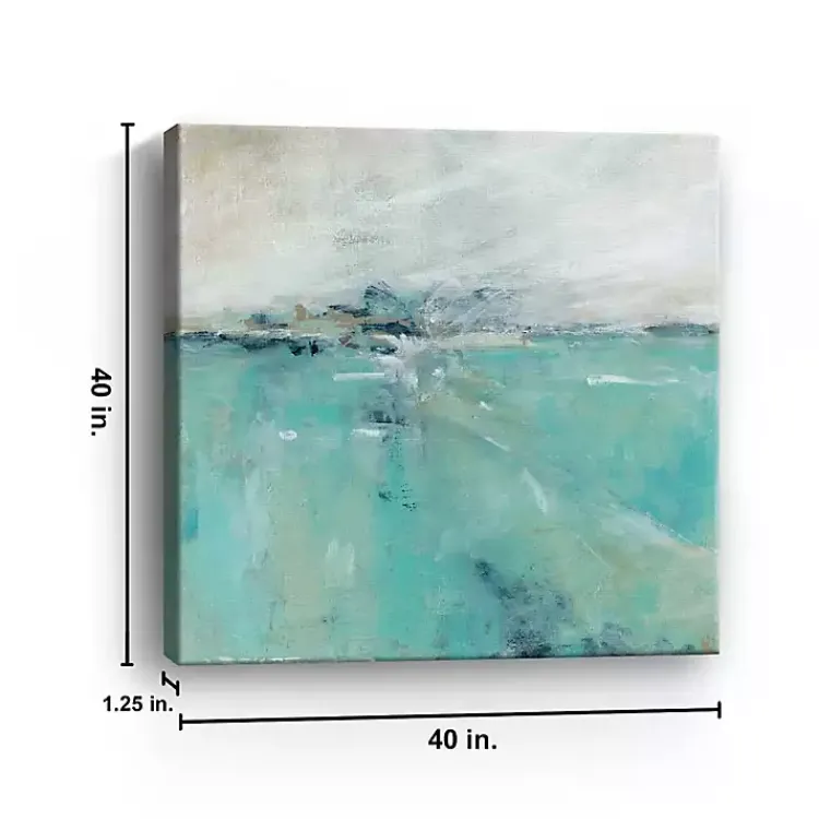 Canvas Art-Kirklands Home Ocean's Expanse Giclee Canvas Art Print Blue