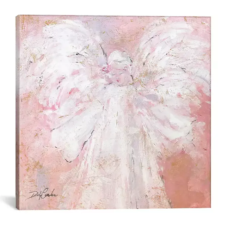 Canvas Art-Kirklands Home Under My Wings Canvas Art Print Pink