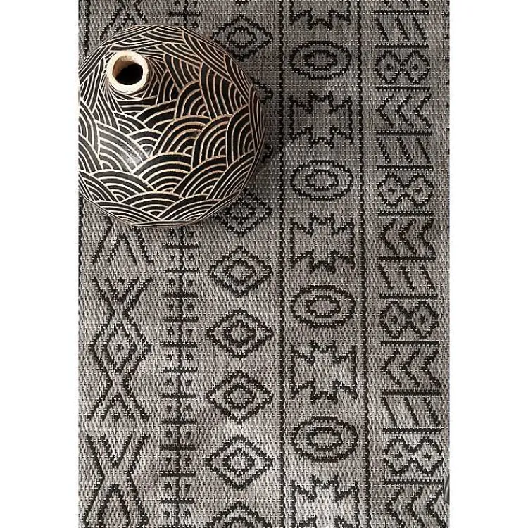 Outdoor Rugs-Kirklands Home Jamie Outdoor Area Rug, 6x9 Gray