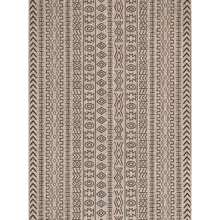 Outdoor Rugs-Kirklands Home Jamie Outdoor Area Rug, 5x7 Brown