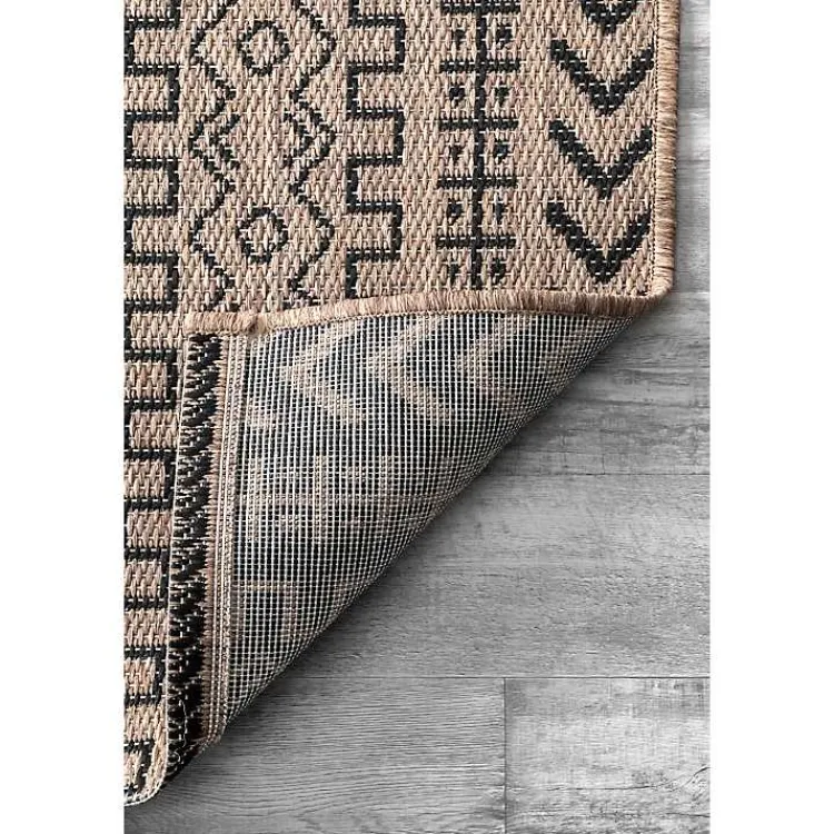 Outdoor Rugs-Kirklands Home Jamie Outdoor Area Rug, 5x7 Brown