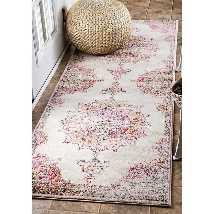 Accent Rugs-Kirklands Home Vintage Medallion Leola Runner