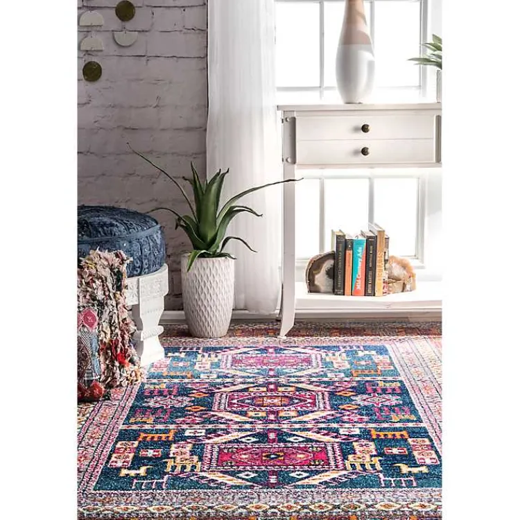 Area Rugs-Kirklands Home -Color Tribal Marisela Area Rug, 5x7 Multi