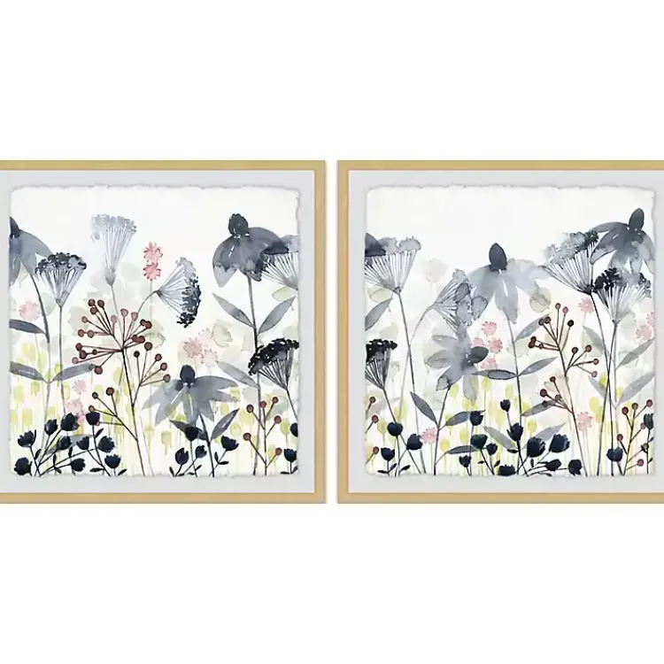 Framed Art-Kirklands Home Happy Garden Diptych Framed Art Prints, Set of 2