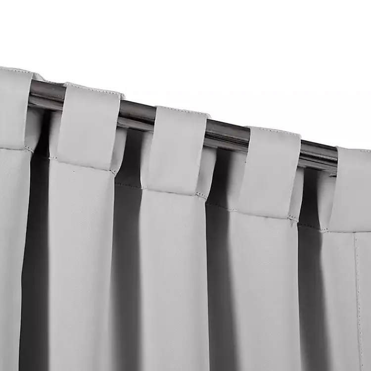 Curtains & Drapes-Kirklands Home Light Blackout Curtain Panel Set, 95 in. Gray