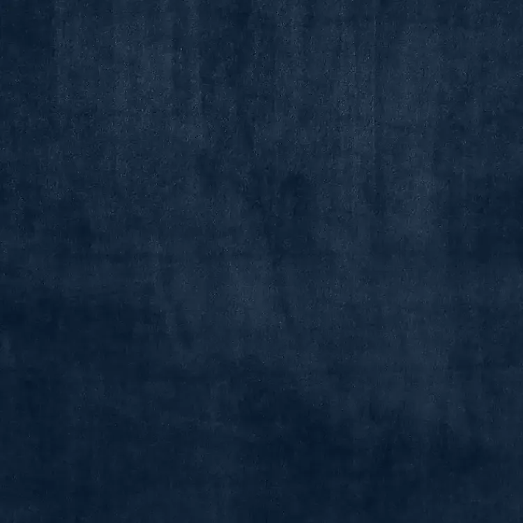 Curtains & Drapes-Kirklands Home Navy Velvet Greta Curtain Panel Set, 95 in. Blue