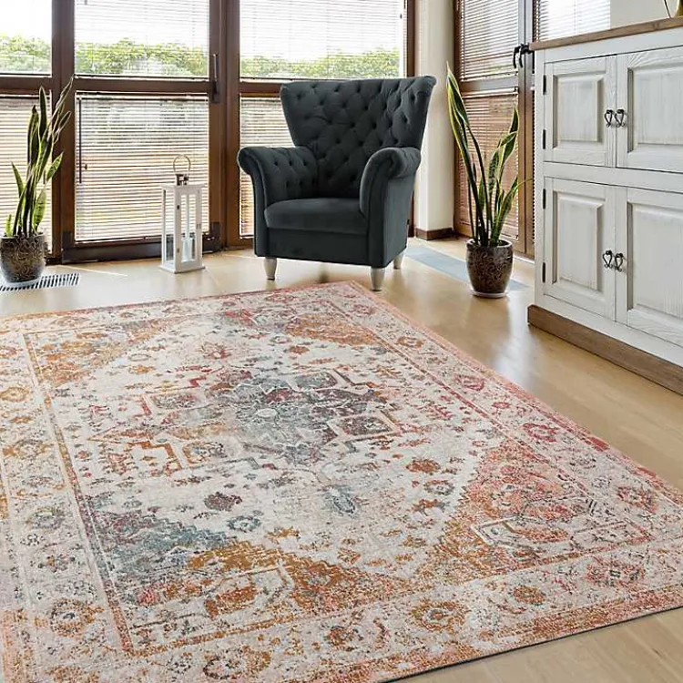 Outdoor Rugs-Kirklands Home Ombre at Dusk Indoor/Outdoor Area Rug, 5x7