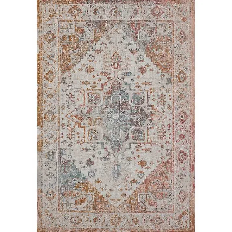 Outdoor Rugs-Kirklands Home Ombre at Dusk Indoor/Outdoor Area Rug, 7x9