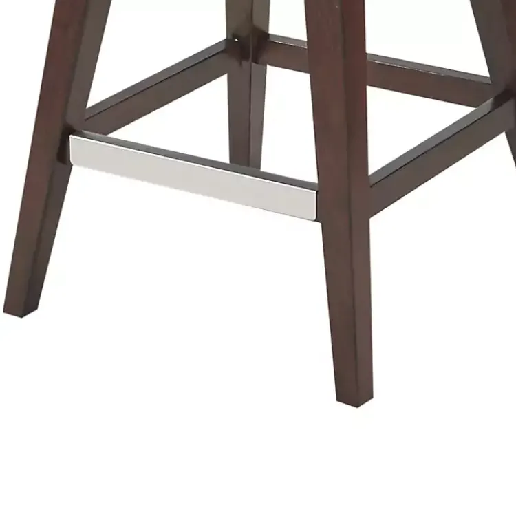 Bar Stools & Counter Height Stools-Kirklands Home Ivey High Wingback Swivel Counter Stool Brown