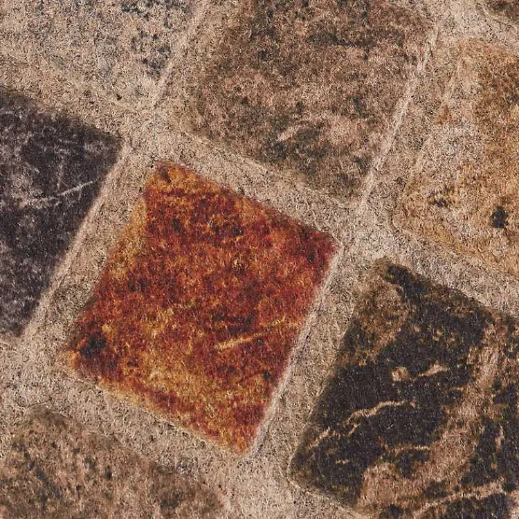 Doormats-Kirklands Home Mineral Stone Ornamental Entry Doormat