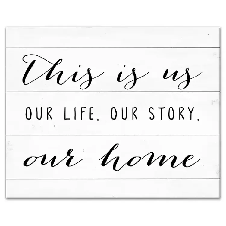 Wall Quotes & Signs-Kirklands Home This Is Us Life Story Canvas Art Print