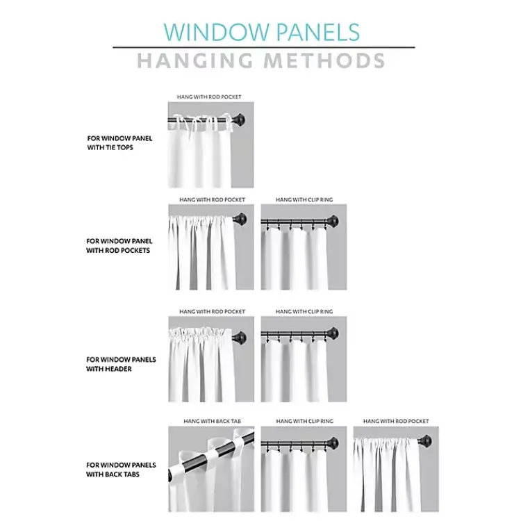 Curtains & Drapes-Kirklands Home Blue Weeping Flower Curtain Panel Set, 95 in.