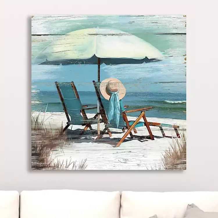 Canvas Art-Kirklands Home Perfect Spot Canvas Art Print, 20x20 in. Blue