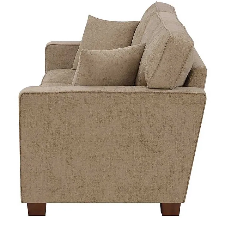 Sofas & Loveseats-Kirklands Home Coffee Rutledge Sofa Brown