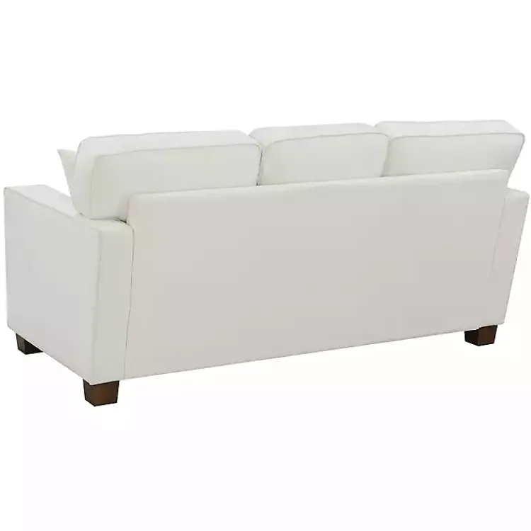 Sofas & Loveseats-Kirklands Home Ivory Rutledge Sofa White