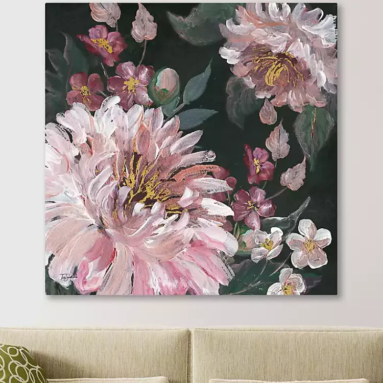 Canvas Art-Kirklands Home Romantic Moody Roses Giclee Canvas Art Print
