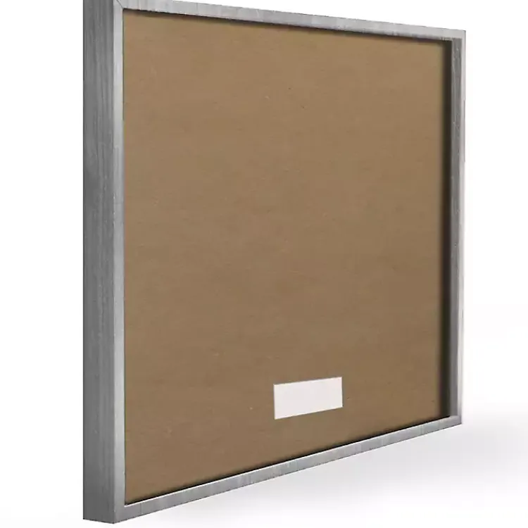 Framed Art-Kirklands Home and Tan Rustic Plank World Map Framed Art Blue