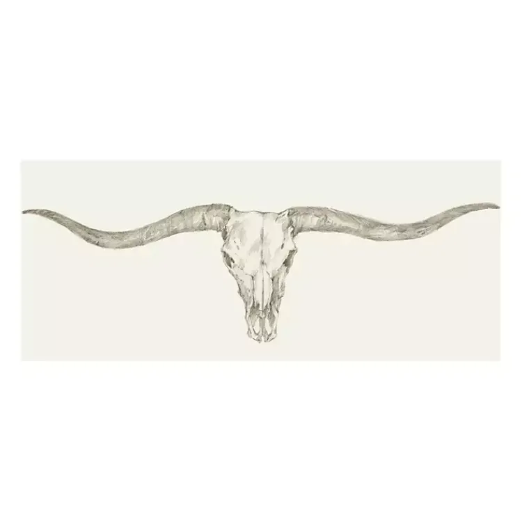Canvas Art-Kirklands Home Western Skull Mount III Giclee Art Print