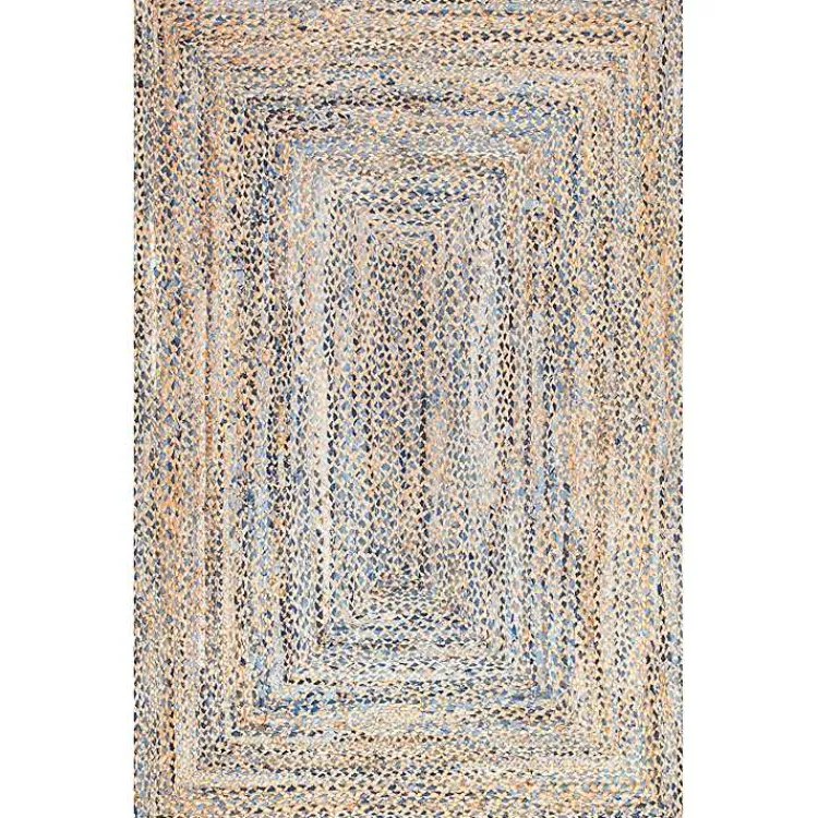 Area Rugs-Kirklands Home Ella Hand Braided Jute Rug, 7x9 Tan