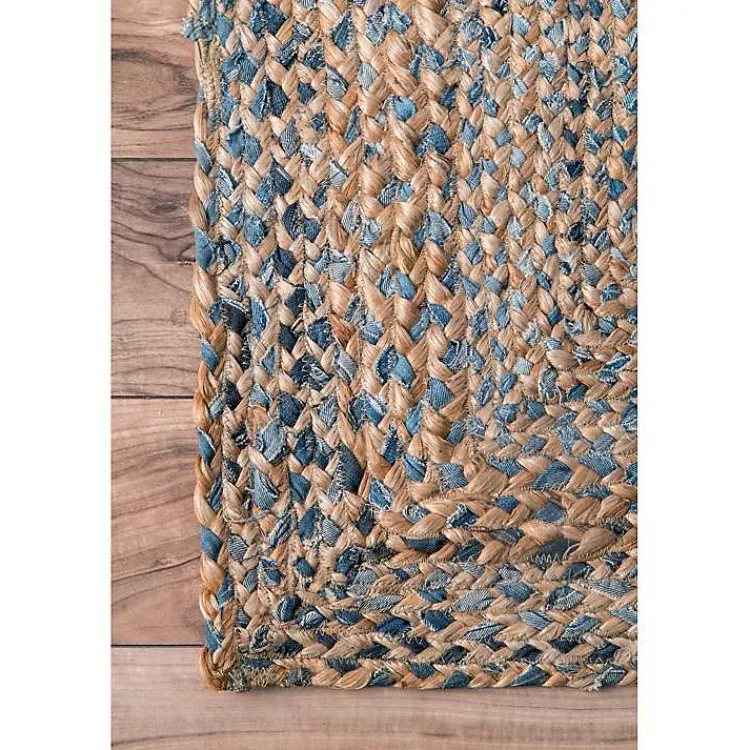 Area Rugs-Kirklands Home Ella Hand Braided Jute Rug, 7x9 Tan