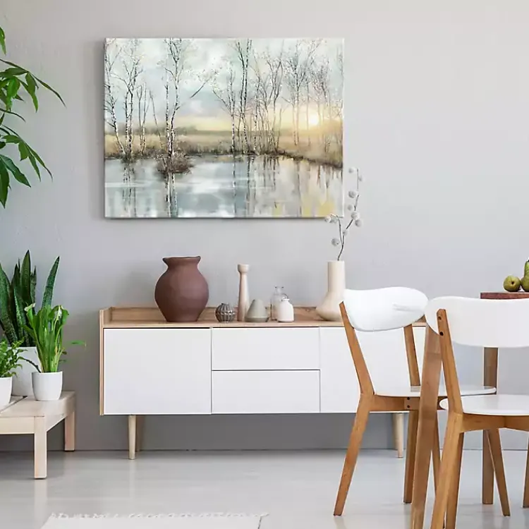 Canvas Art-Kirklands Home Calm Reflection Canvas Art Print Blue