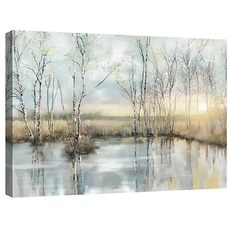 Canvas Art-Kirklands Home Calm Reflection Canvas Art Print Blue