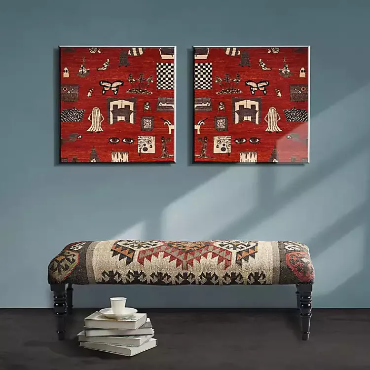 Benches & Ottomans-Kirklands Home Color Bohemian Bench Multi