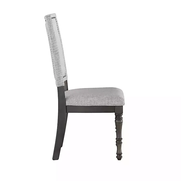 Dining Chairs-Kirklands Home Dawson Upholstered Dining Chairs, Set of 2 Gray