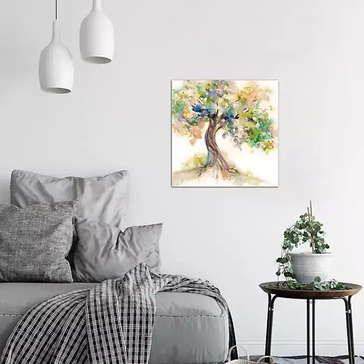 Canvas Art-Kirklands Home Watercolor Tree Of Life Canvas Art Print