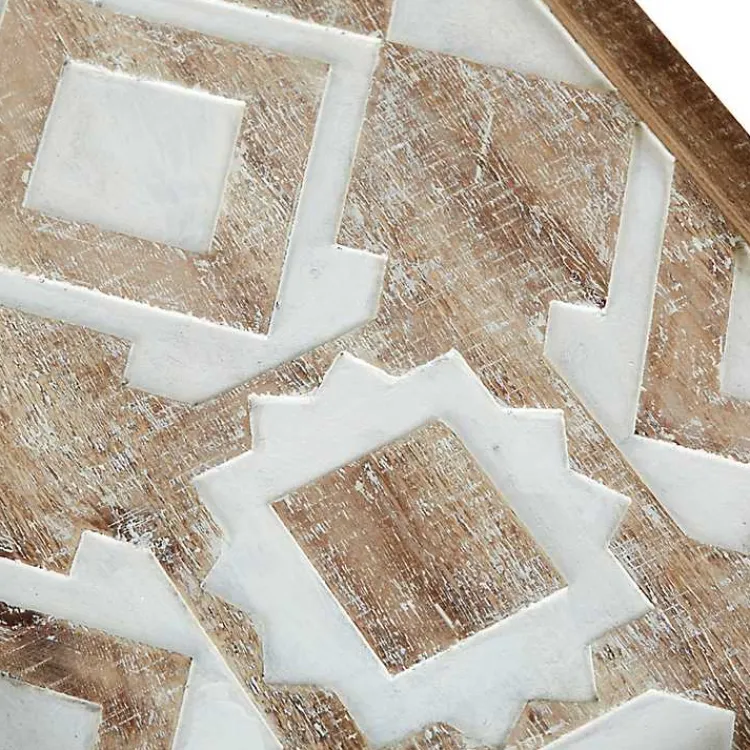 Wall Plaques-Kirklands Home Gail Wooden Plaques, Set of 3 Brown