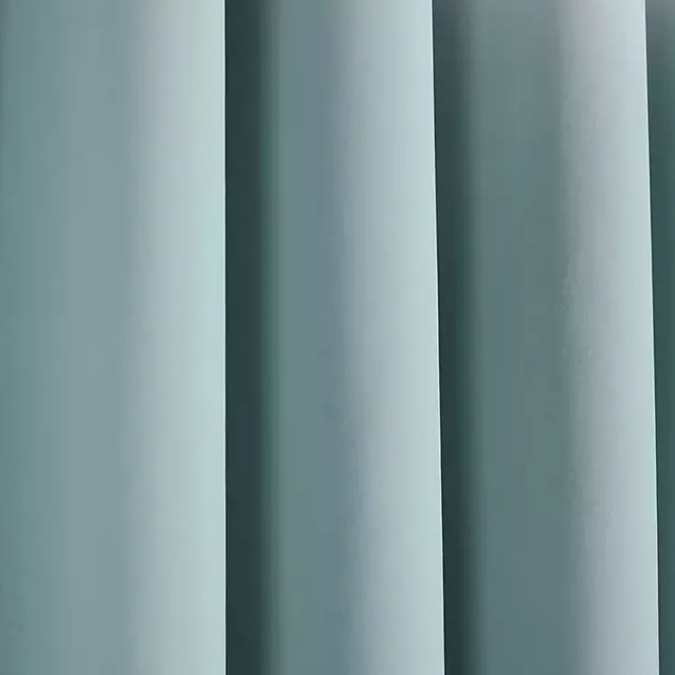 Curtains & Drapes-Kirklands Home Knotted Curtain Panel Set, 84 in. Blue