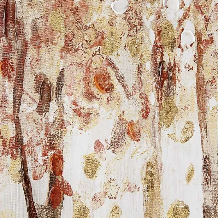 Canvas Art-Kirklands Home Autumn Forest Canvas Art Prints, Set of 3 Orange