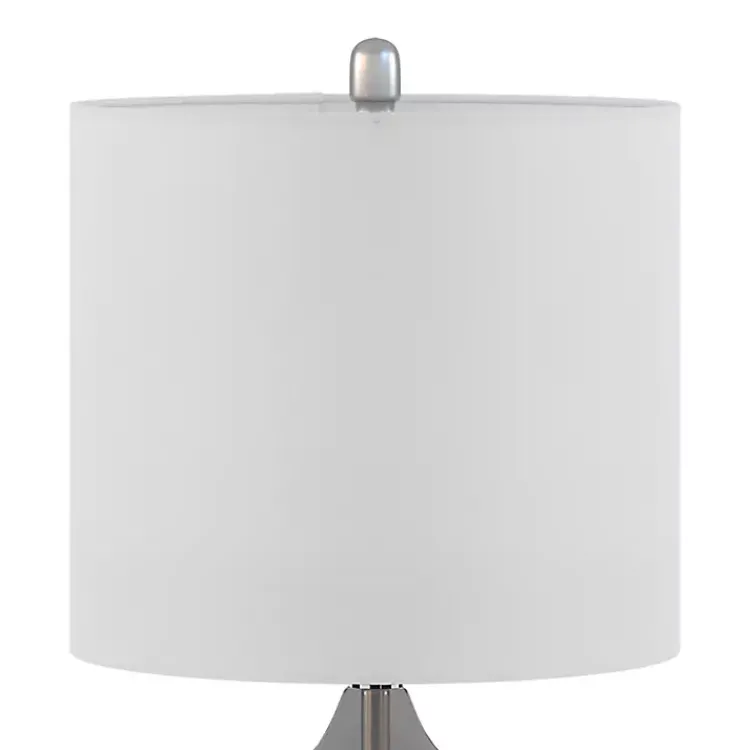 Table Lamps-Kirklands Home Curved Glass Table Lamps, Set of 2 Gray