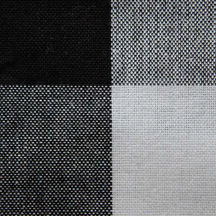 Table Linens-Kirklands Home and White Reversible Placemats, Set of 4 Black