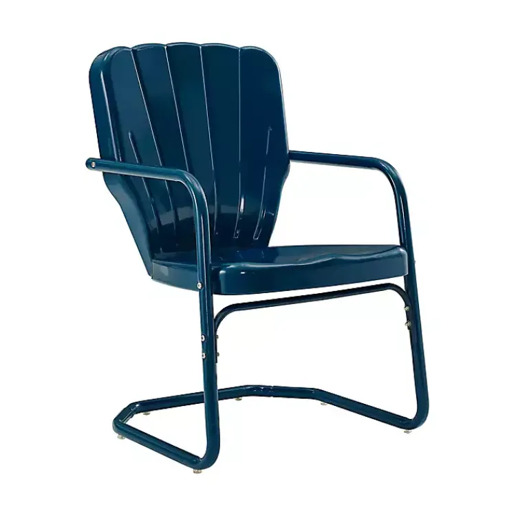 Outdoor Seating-Kirklands Home Metal Ridgeland 2-pc. Chair Set Blue