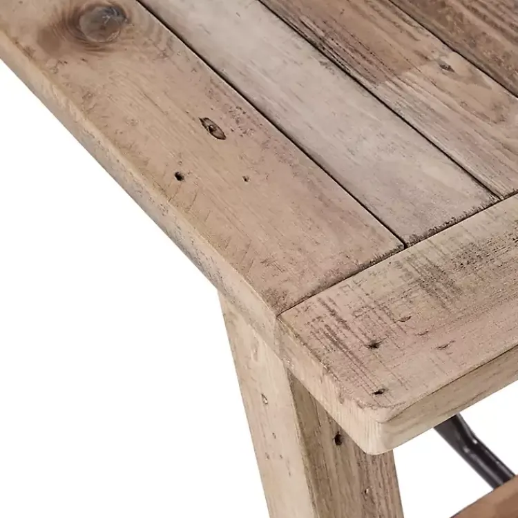 Benches & Ottomans-Kirklands Home Natural Wooden Sonoma Dining Bench Tan