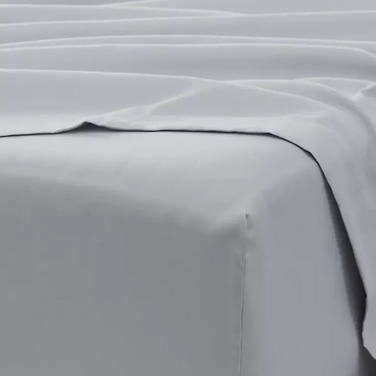 Bed Sheets-Kirklands Home Light Ultra Soft 4-pc. Twin Sheet Set Gray