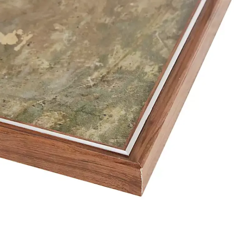 Canvas Art-Kirklands Home Martha Stewart Lake Walk Framed Canvas Art Print Tan