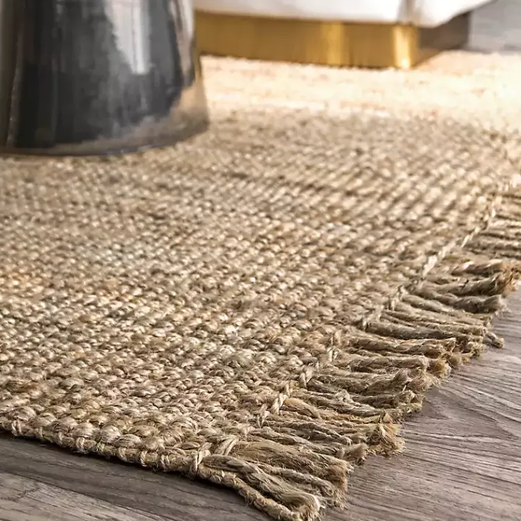 Area Rugs-Kirklands Home Hand Woven Chunky Loop Jute Caspar Runner Tan