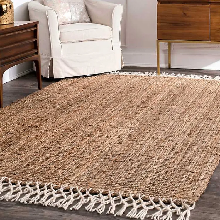 Area Rugs-Kirklands Home Jute Hand Woven Reese Area Rug