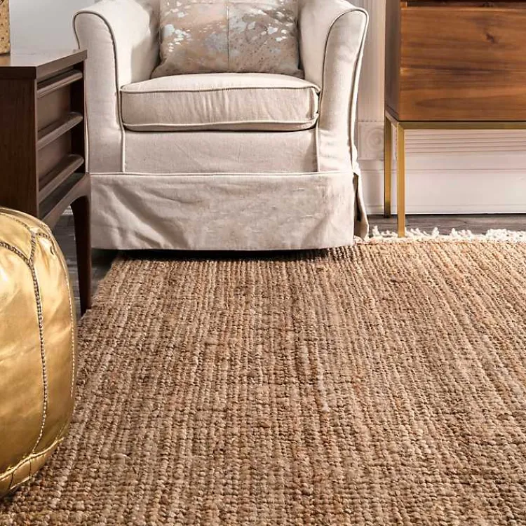 Area Rugs-Kirklands Home Jute Hand Woven Reese Area Rug