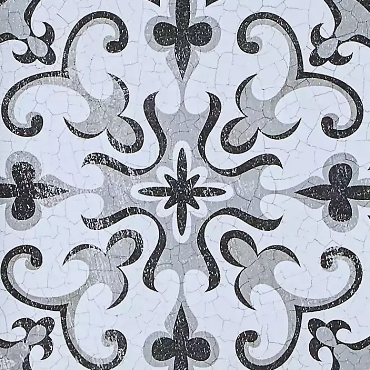 Framed Art-Kirklands Home Black and White Tile Framed Art Prints, Set of 3