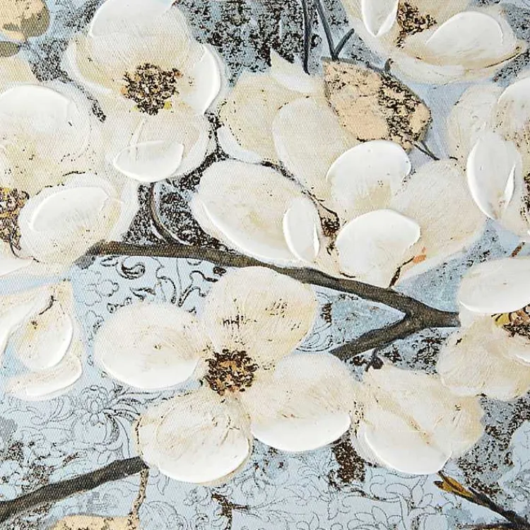 Canvas Art-Kirklands Home Luminous Gold Foil Bloom Canvas Art Print