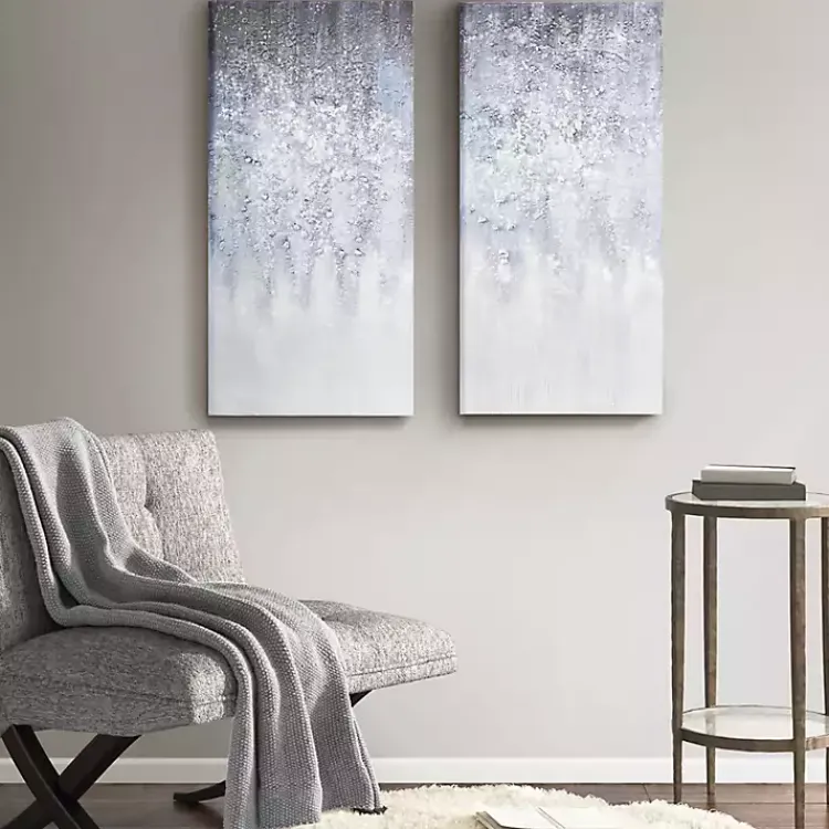 Canvas Art-Kirklands Home Winter Glaze Canvas Art Prints, Set of 2