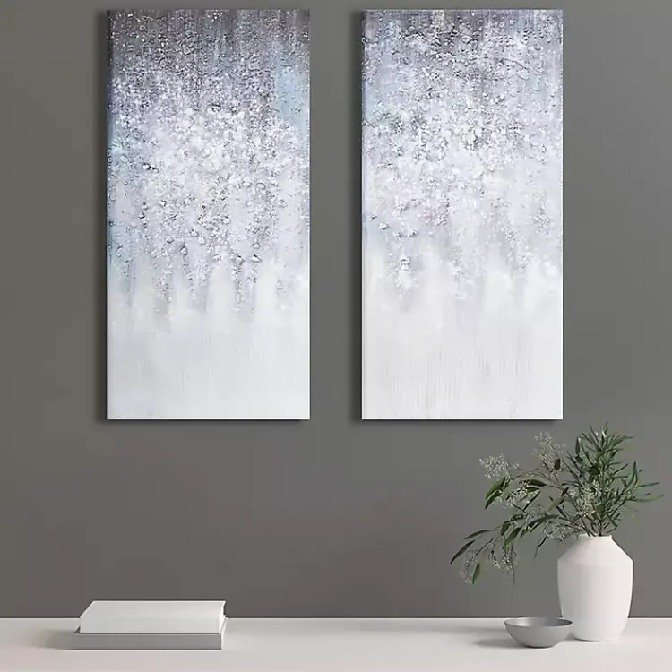 Canvas Art-Kirklands Home Winter Glaze Canvas Art Prints, Set of 2