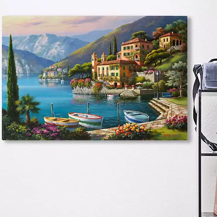 Canvas Art-Kirklands Home Villa Bella Vista Canvas Art Print, 36x24 in. Multi