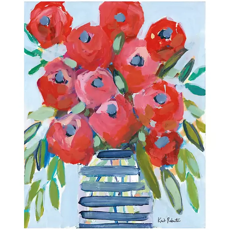 Canvas Art-Kirklands Home April Shower Give Me Flowers Canvas Art Print Multi