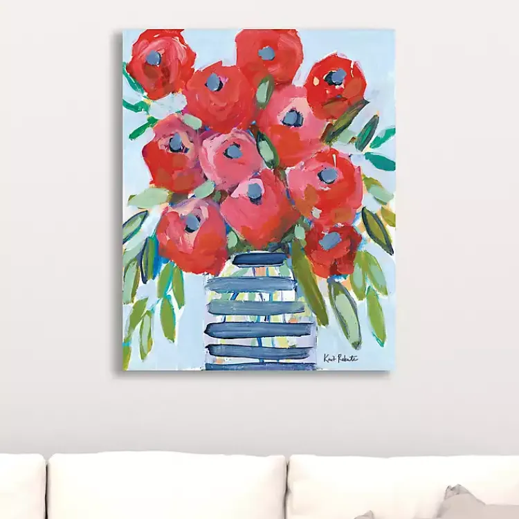 Canvas Art-Kirklands Home April Shower Give Me Flowers Canvas Art Print Multi