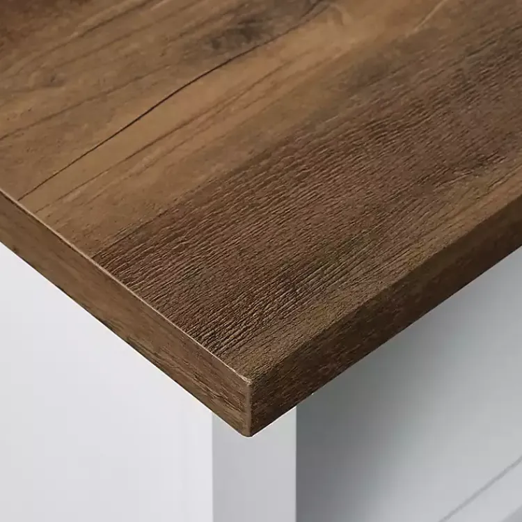 Tv Stands & Media Consoles-Kirklands Home Highboy Sliding Barn Door Media Cabinet White