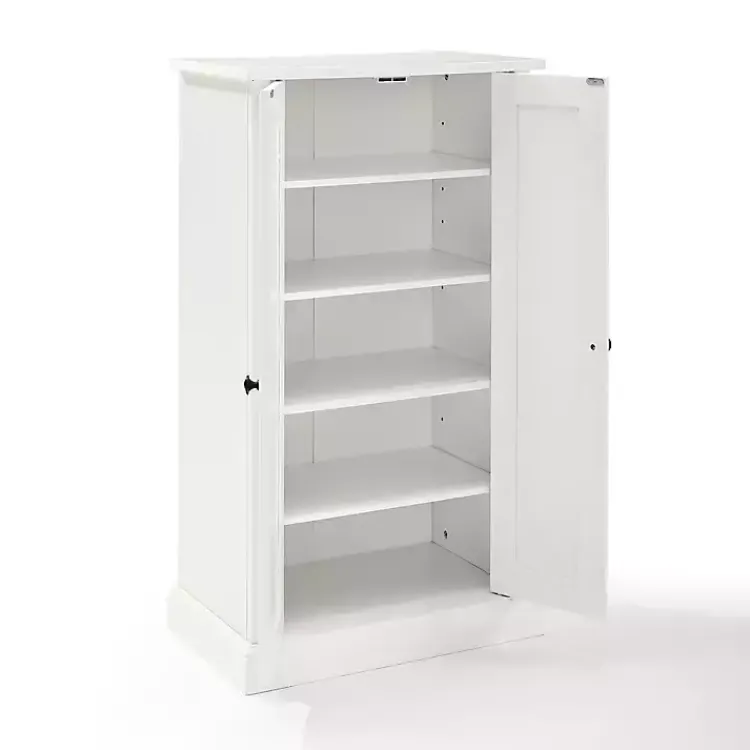 Cabinets & Sideboards-Kirklands Home Seaside Accent Cabinet White